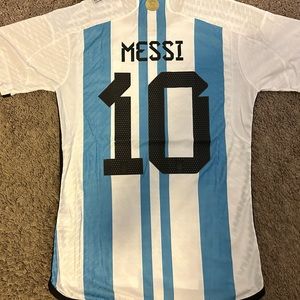 2022 Argentina World Cup Messi Jersey